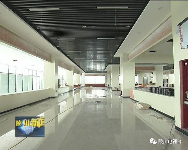 縣政務(wù)服務(wù)中心室內(nèi)裝修接近尾聲 預(yù)計10月交付使用