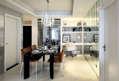 鏡面空間，簡(jiǎn)約生活——151平現(xiàn)代簡(jiǎn)約二居室裝修實(shí)景賞析